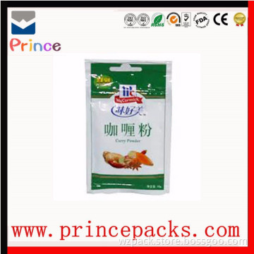 Food grade plastic packaging bags for flavoring/condiment/seasoning/dressings packaging